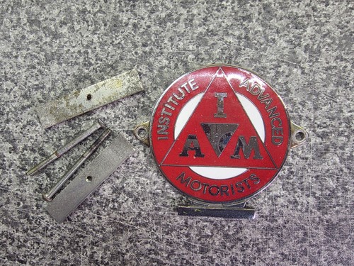 Vintage car badge institute - car, of
