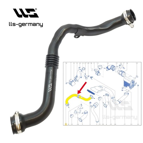 Intercooler hose air duct for - air,