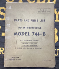 RARE OEM INDIAN MOTORCYCLES