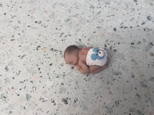 Polymer clay baby - polymer,