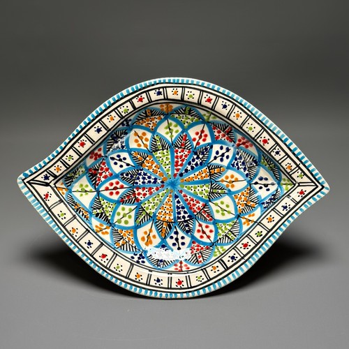 Tunisian hand painted bakir - painted,