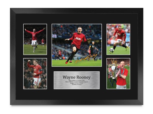 Wayne rooney signed pre - signed,