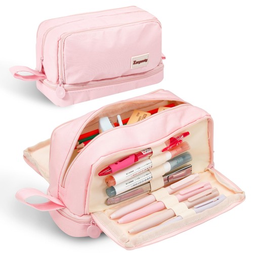 Pink large capacity pencil - large,