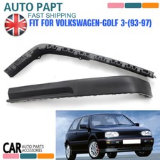 Pair Front Bumper Spoiler Splitter Lip Set For VW Golf MK3 93-97 VR6 STYLE