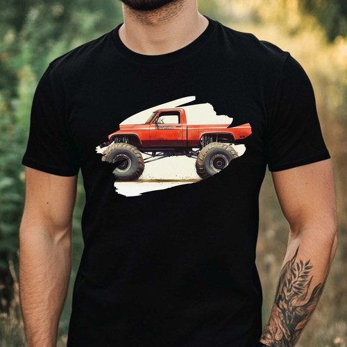 Men monster truck motif - men's,