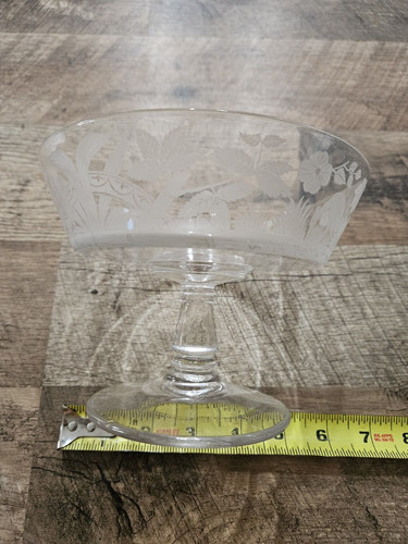 1880 victorian glass bowl - 1880's,