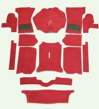 Replacement Red Car Carpet Set