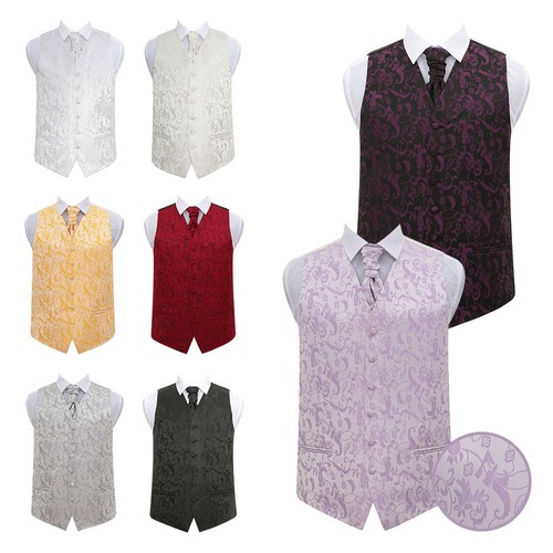 Mens waistcoat cravat - mens, set