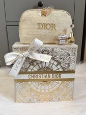 Dior perfume miniatures +Dior Make Up Bag/pouch+Dior Gift Box Gift Set