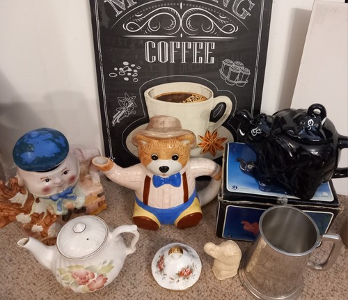Teddy bear farmer vintage - teddy,