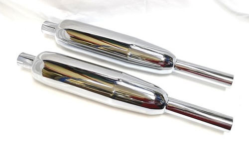 Triumph pair exhaust - exhaust, silencers