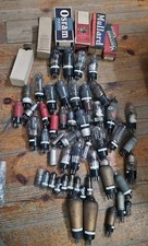A Quantity of Mixed Boxed and Boxed Radio Valves Mullard Osram RCA Brimar Cossor