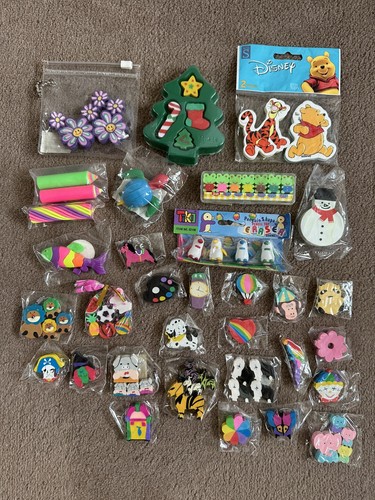 1990 vintage erasers - 1990's,