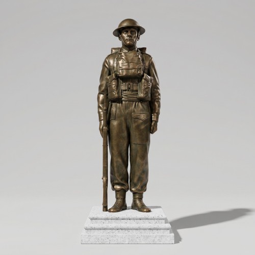 Tommy soldier statue - tommy,