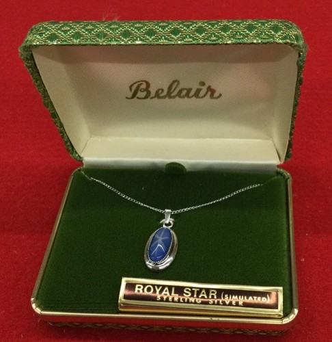 Royal blue star sapphire - star,