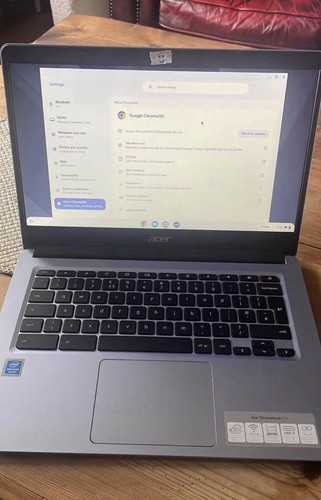 Silver chromebook acer cb314 - silver,