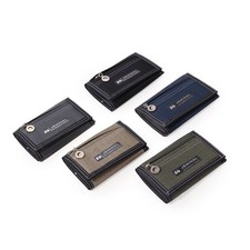 Canvas Trifold Wallet Zipper