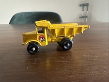 Vintage Lesney Matchbox Yellow Dump Truck - Rare