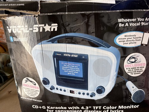 Vocal star bluetooth - cd+g,