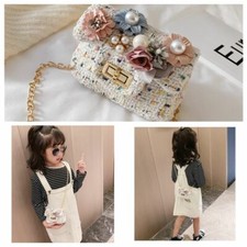 Kids Girls Flowers Shoulder