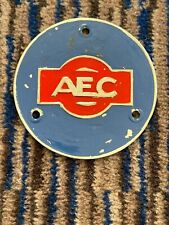 AEC Truck Van Commercial Bus Coach Lorry Wheel Badge Enamel Emblem