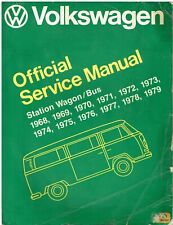 VW TRANSPORTER T2 BAY WINDOW 1600 1700 1800 2000 '68-79 FACTORY WORKSHOP MANUAL