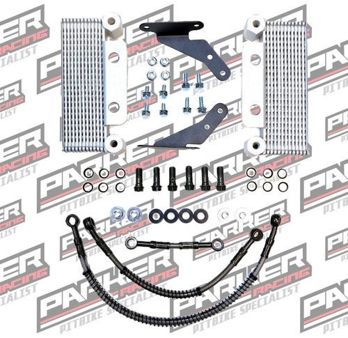 Pit bike twin oil cooler - pit,