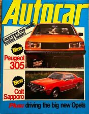 AUTOCAR MAGAZINE 20-MAY-78 -