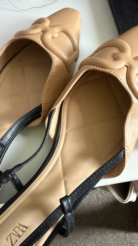 Zara women leather sandals - zara,