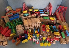 Wooden Train Track Railway