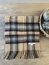 Johnstons Pure Wool Tartan Scarf NWOT