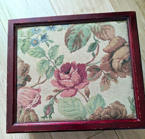 Vintage tapestry wooden - vintage,