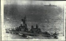1969 Press Photo Destroyer USS