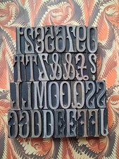 Fancy WOODEN Letterpress