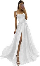 Tulle Prom Dresses Long