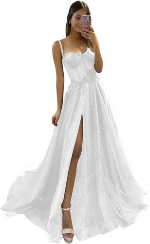 Tulle prom dresses long - tulle,