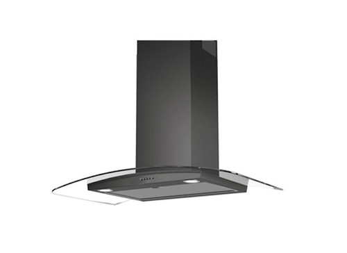 90cm curved glass cooker hood - 90cm,