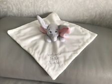 DISNEY BABY MATALAN DUMBO ELEPHANT COMFORTER WELCOME TO THE WORLD BLANKET DOUDOU