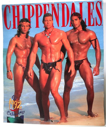 Chippendales calendar 1992 - calendar,