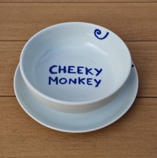 Set Of 2 Cheeky Monkey Jamie Oliver Children Bowls By Queens In Excellent Cond.