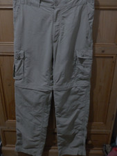 Mens CRAGHOPPERS NOSQUITO Convertible Cargo Trousers / Shorts   size 32"