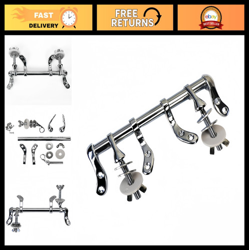 Toilet seat hinges chrome - -,