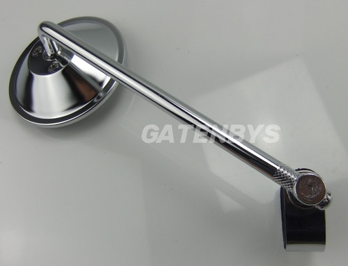 Chrome long stem clamp - long,
