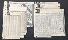 RARE PASSAP KNITTING MACHINE DUOMATIC 80 DECO 40 STITCH PUNCH CARDS  SET 11-20