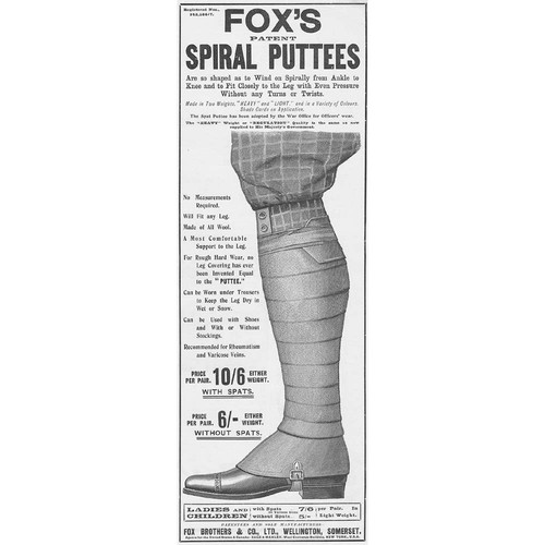 Fox spiral puttees - spiral,