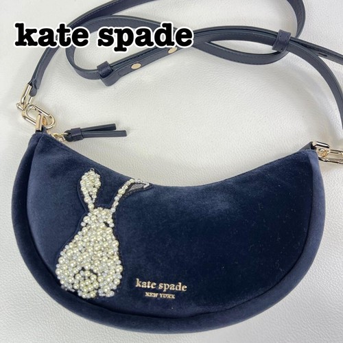 Kate spade navy velvet rabbit - spade,