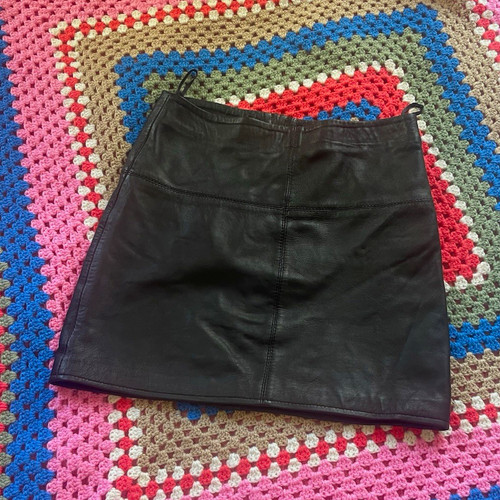 Women black real leather - black,