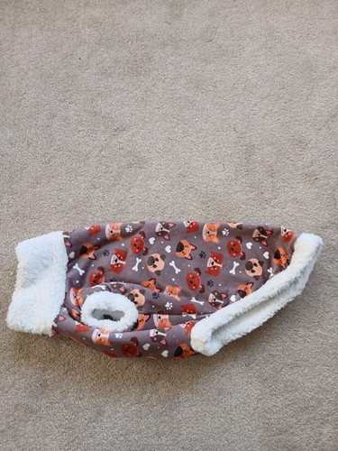 Whippet dog coat - whippet, sherpa