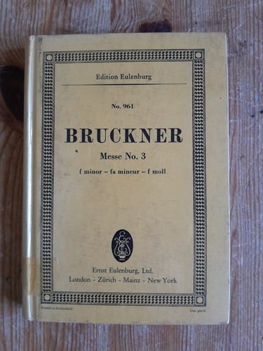Bruckner mass f minor - 3, in