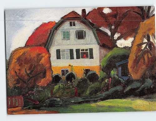 Postcard russian house - postcard,